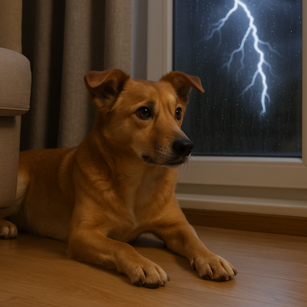 How to Keep Dogs Calm During Thunderstorms