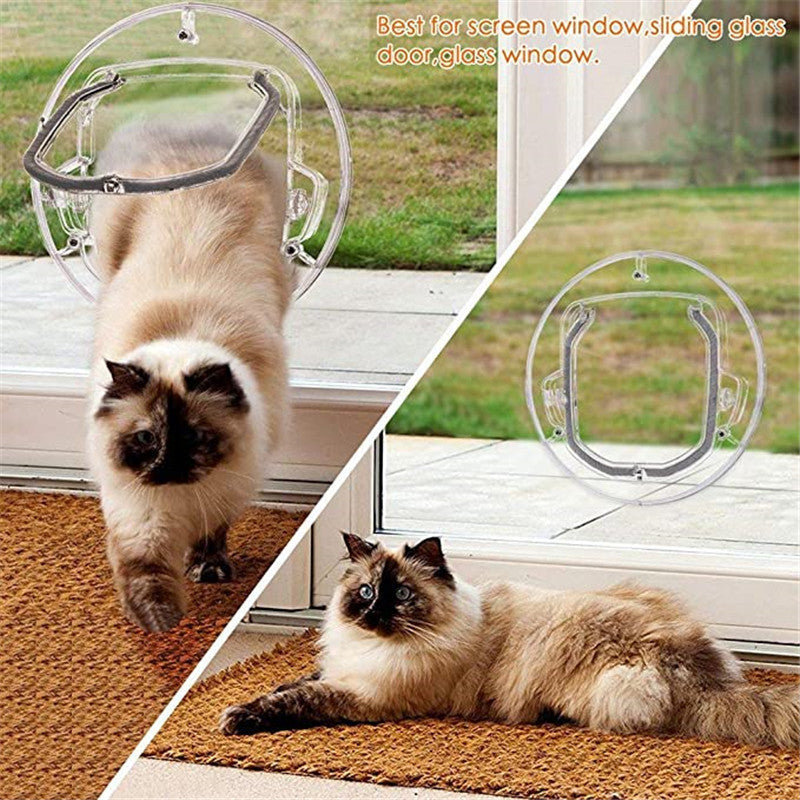 Freedom Made Easy: Round Pet Door for Cats & Dogs