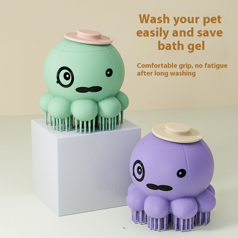 Make Bath Time Relaxing with Our Pet Massage Brush