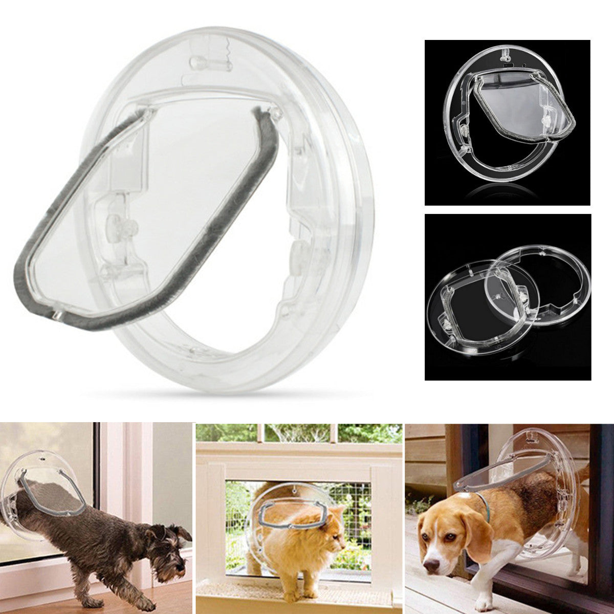Freedom Made Easy: Round Pet Door for Cats & Dogs