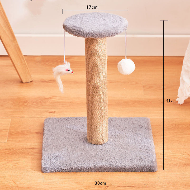 Happy Claws: Durable Scratch Post for Playful Cats