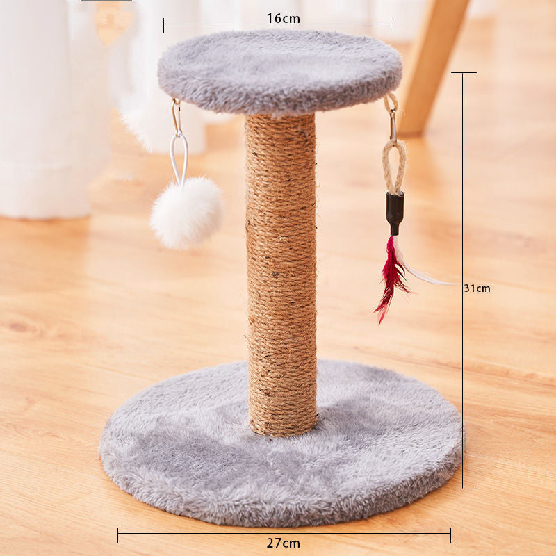 Happy Claws: Durable Scratch Post for Playful Cats