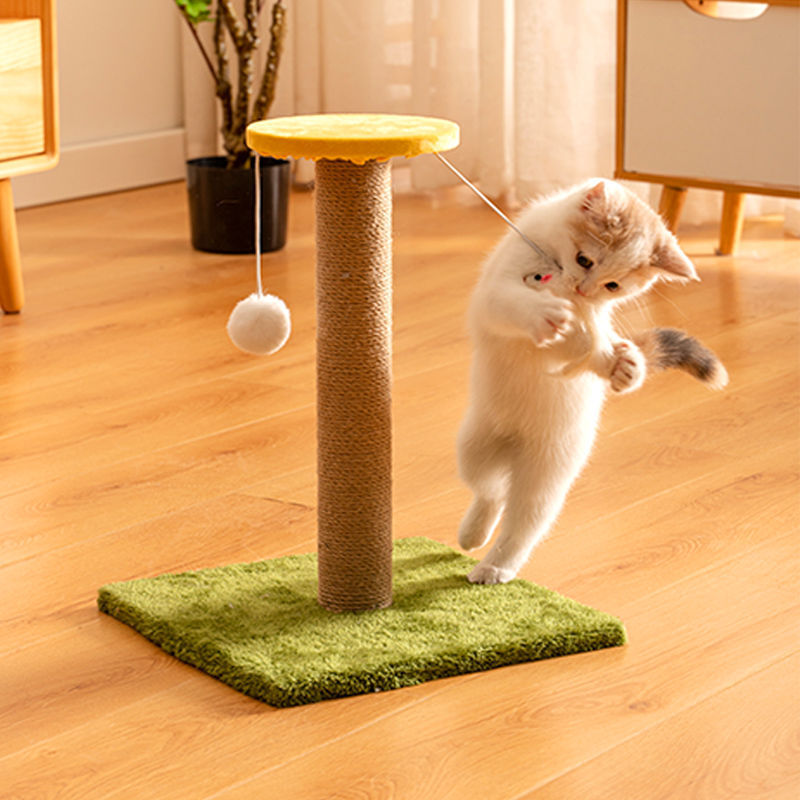 Happy Claws: Durable Scratch Post for Playful Cats