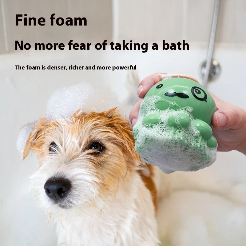 Make Bath Time Relaxing with Our Pet Massage Brush
